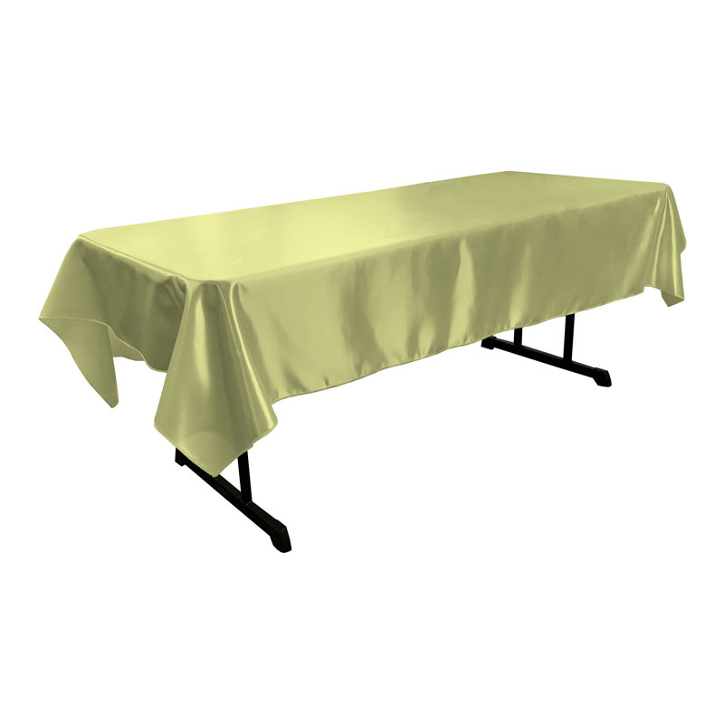 LA Linen Bridal Rectangular Table Cloth & Reviews Wayfair